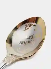 Именная чайная ложка с гравировкой "Любимому мужу"