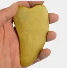 Серый скребок Гуаша для массажа