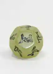 Зеленый кубики для эротической игры с позами из Камасутры, 3 вида