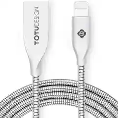 Кабель для iPhone 5/6 Totu Steel, серебро, 1 м