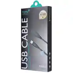 Кабель для iPhone 5/6 Totu Steel, серебро, 1 м