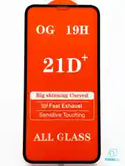 Черный защитное стекло 21D для iPhone XR /11