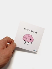 Открытка "Know u miss Me"