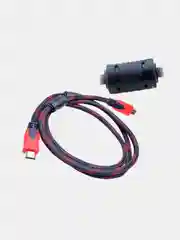Кабель HDMI - HDMI в нейлоновой оплетке (красный для PS4 Xbox One/ 1080 FullHD 4K UltraHD)
