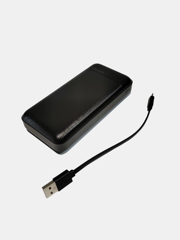 Внешний аккумулятор Power bank 20000мАч (портативная зарядка на 2 USB)