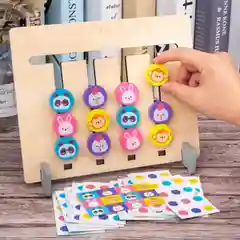 Черный настольная игра-головоломка "4 цвета"