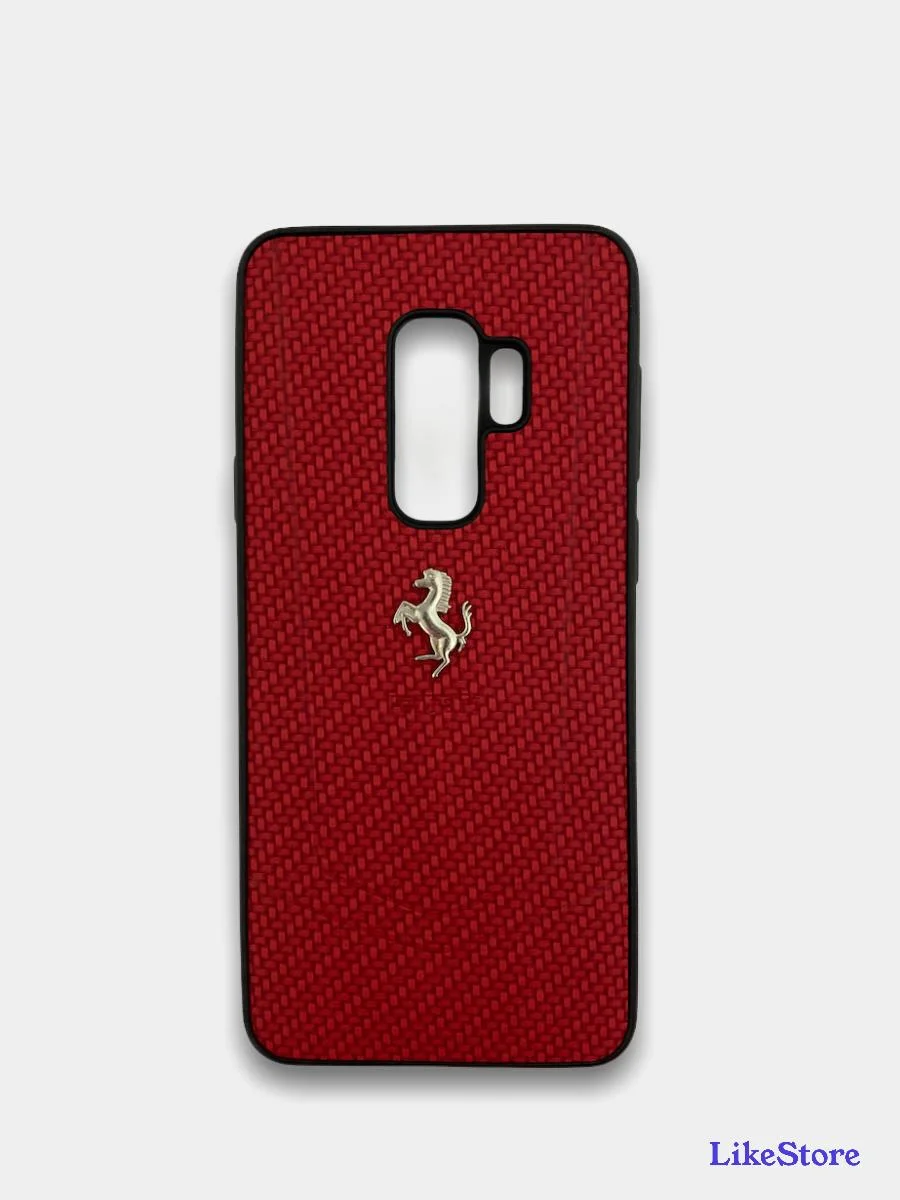 Красный чехол для Samsung S9 plus