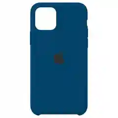 Синий меланж чехол Silicon Case для iPhone 11 Pro Max
