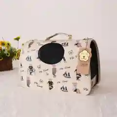 Золотой переноска для кошек и собак мелких пород, с принтом, 40 х 21 х 27 см