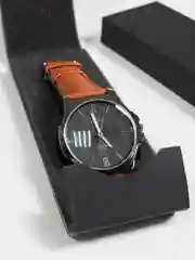 Серый меланж мужские часы Yazole 332, в подарочной коробке