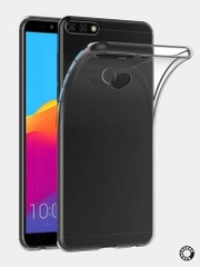 Плотный чехол Huawei Y6 2018, Honor 7A Pro / 7C силикон 1.5мм прозрачный