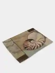 Черный салфетки для сервировки "Морской мотив"