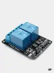 Релейный модуль 2 канала 5V / 12V 10A с опторазвязкой электромеханическое