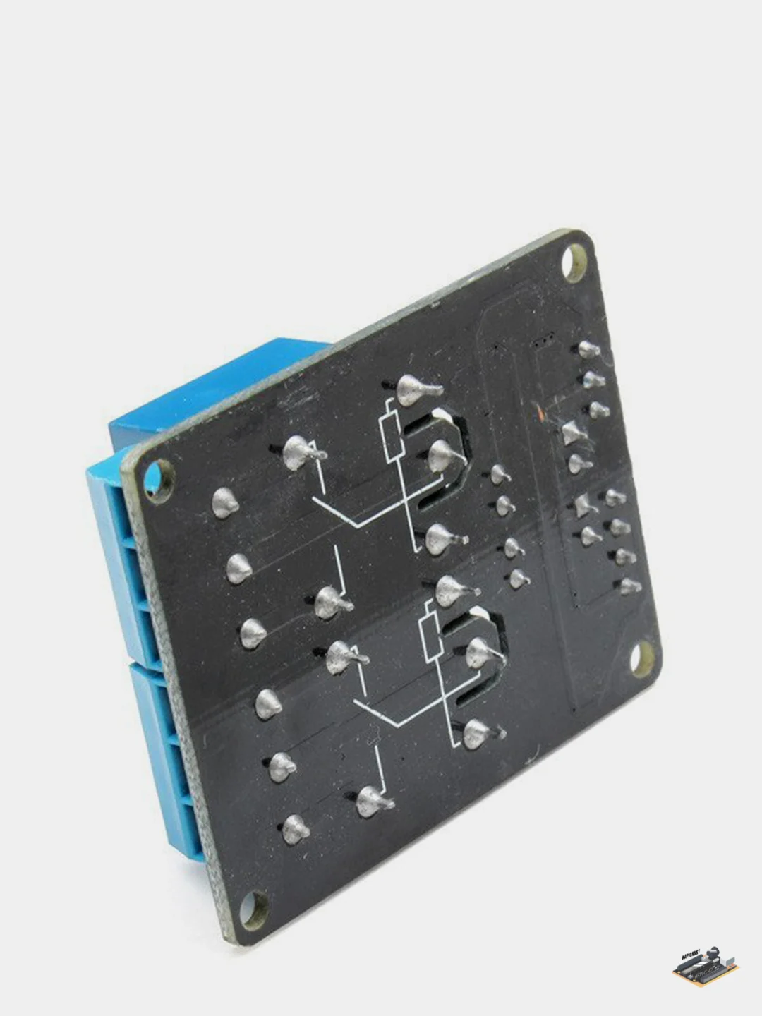 Релейный модуль 2 канала 5V / 12V 10A с опторазвязкой электромеханическое