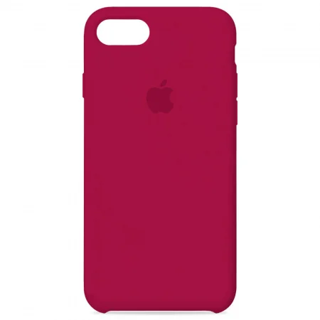 Багровый чехол Silicon Case для iPhone 7/8