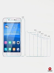 Универсальное защитное стекло 4", 4,3", 4,5", 4,7", 5,3", 5,7", 6,3"