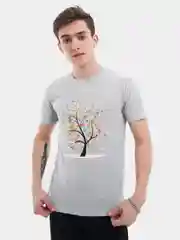 Футболка с рисунком дерева