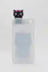 Силиконовый чехол для iPhone, c 3D игрушкой "Кошка"