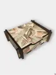 Черный шкатулка для подарка, малая
