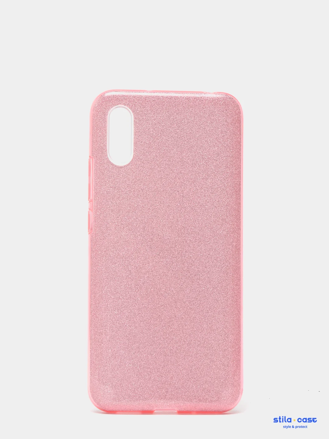 Розовый чехол для Xiaomi Redmi 9A силиконовый