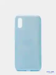 Голубой чехол для Xiaomi Redmi 9A силиконовый