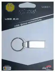 Флешка USB Eplutus-U201, 16 GB 2.0, металлическая
