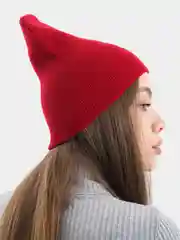 Конфетный шапка вязаная