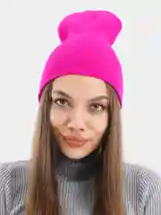 Конфетный шапка вязаная