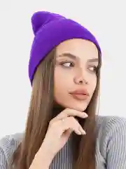 Конфетный шапка вязаная
