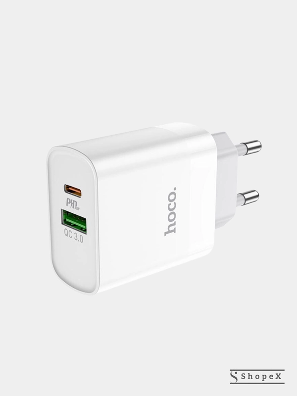 Сетевое зарядное устройство для Hoco C80A, 3.0A, быстрая зарядка QC 3.0, 20W