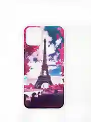 Фуксия чехол-накладка для Apple iPhone 11 Pro, силиконовый, с принтом