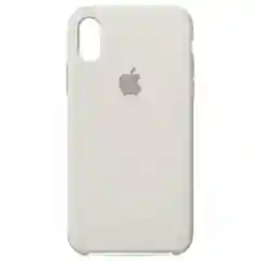 Серебряный чехол Silicon Case для iPhone Xr