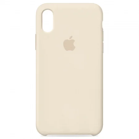 Бежевый чехол Silicon Case для iPhone Xr