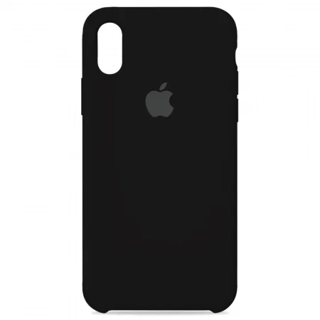 Черный чехол Silicon Case для iPhone Xr
