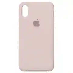 Бежевый меланж чехол Silicon Case для iPhone Xr