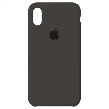 Угольный чехол Silicon Case для iPhone Xr