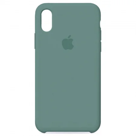 Лесной зеленый чехол Silicon Case для iPhone Xr