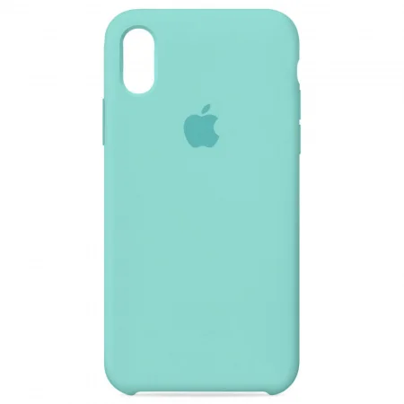 Мятный чехол Silicon Case для iPhone Xr