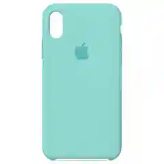 Мятный чехол Silicon Case для iPhone Xr