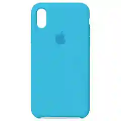 Голубой чехол Silicon Case для iPhone Xr