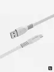 Белый кабель зарядный, Borofone BX23 Lightning, (до 2.4A, 1м, для iPhone)