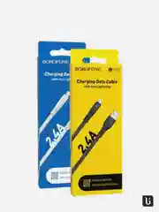 Белый кабель зарядный, Borofone BX23 Lightning, (до 2.4A, 1м, для iPhone)