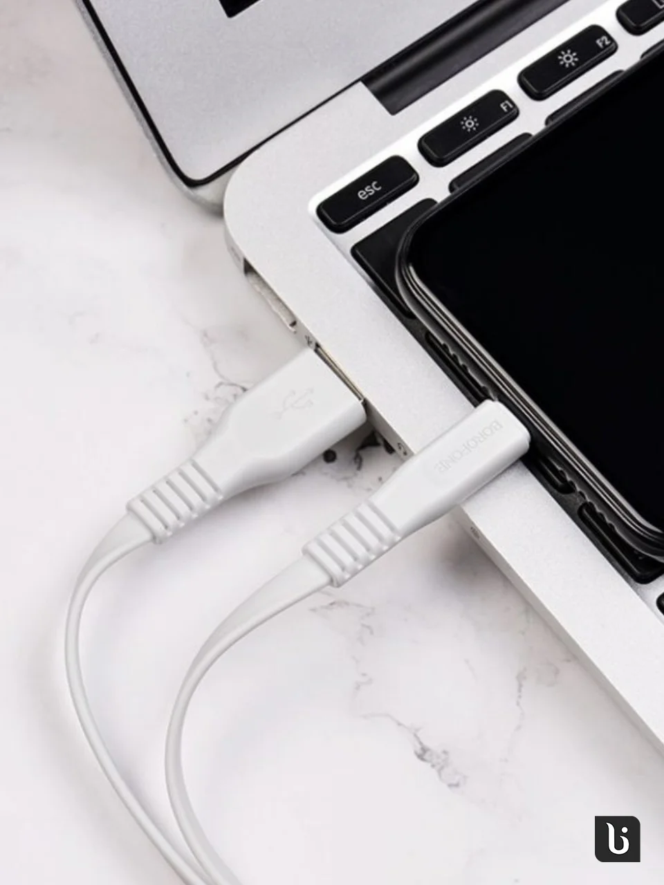 Белый кабель зарядный, Borofone BX23 Lightning, (до 2.4A, 1м, для iPhone)