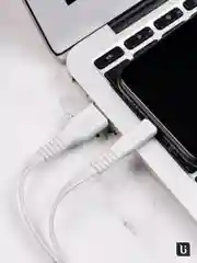 Белый кабель зарядный, Borofone BX23 Lightning, (до 2.4A, 1м, для iPhone)
