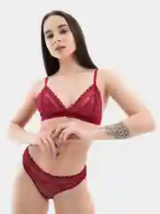 Комплект нижнего женского белья кружевной