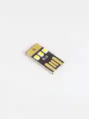 Черный брелок USB фонарик