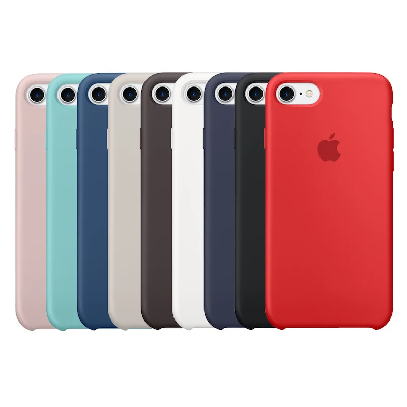 Белый чехол для айфона, silicone case iphone