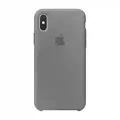 Серый чехол для айфона, silicone case iphone