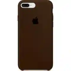 Коричневый чехол для айфона, silicone case iphone