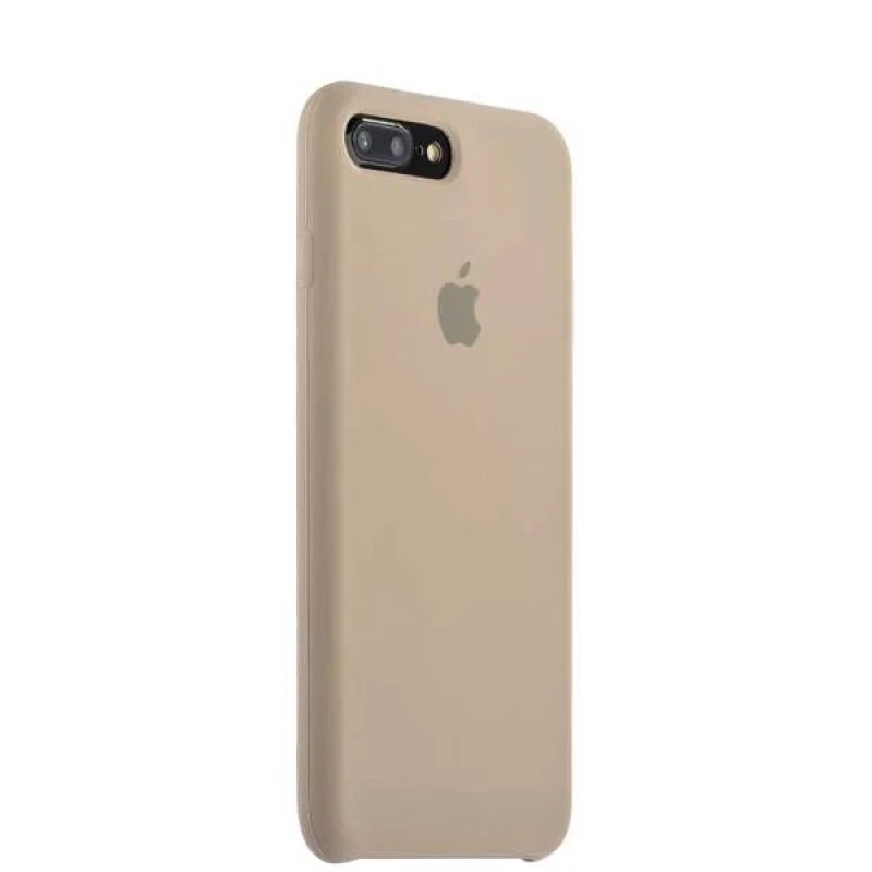 Бежевый чехол для айфона, silicone case iphone